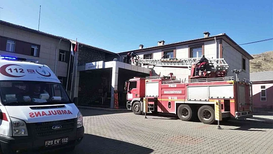 Elazığ'da gerçeği aratmayan yangın tatbikatı