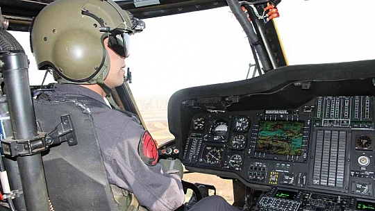 Elazığ'da helikopter destekli trafik denetimi
