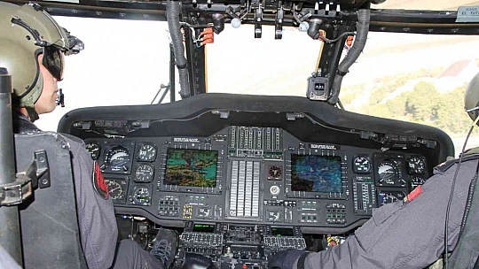 Elazığ'da helikopter destekli trafik denetimi