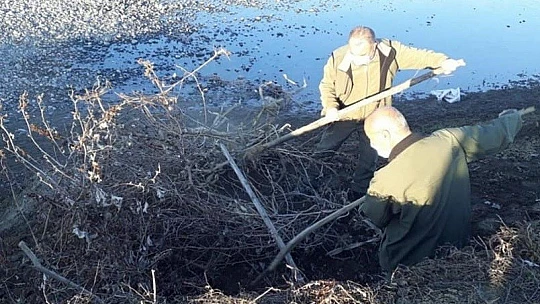 Kaçak gümeler imha edildi