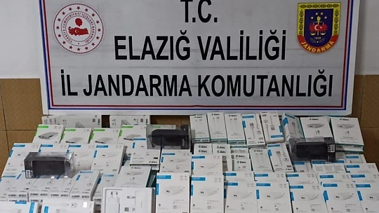 Elazığ'da 390 adet gümrük kaçağı ürün ele geçirildi