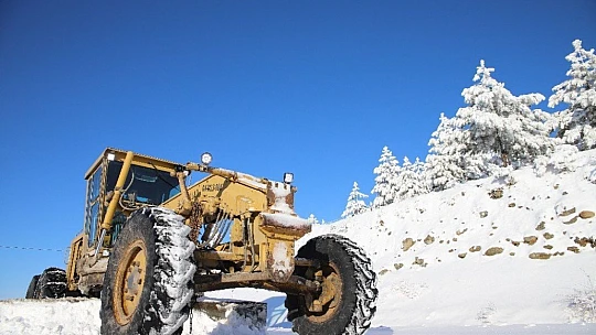 Elazığ'da kar nedeniyle 198 köy yolu kapandı