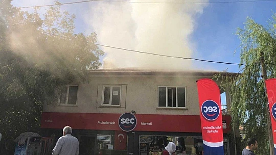 Elazığ'da korkutan yangın