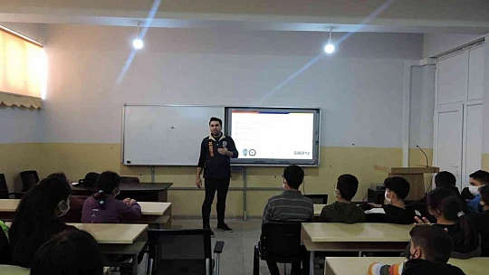 Elazığ'da öğrencilere SİBERAY tanıtıldı