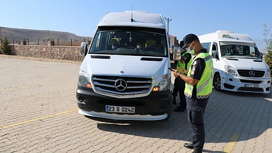 Elazığ'da okul servislerine yönelik denetimler başladı