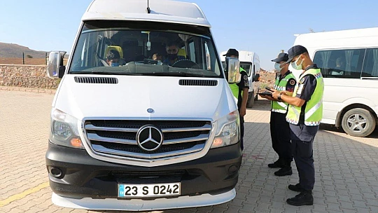 Elazığ'da okul servislerine yönelik denetimler başladı