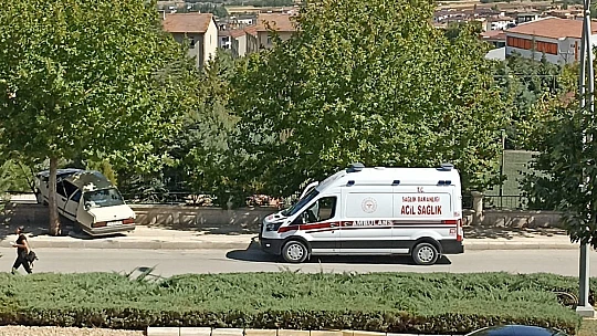 Elazığ'da otomobil duvara çarptı: 1 yaralı