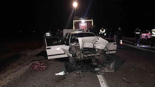Elazığ'da otomobil tırın dorsesine çarptı: 2 ölü, 2 yaralı