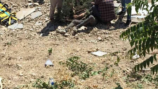 Elazığ'da pikap şarampole yuvarlandı: 5 yaralı