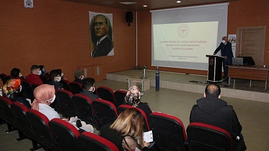 Elazığ'da sağlık ve bakım personeline eğitim