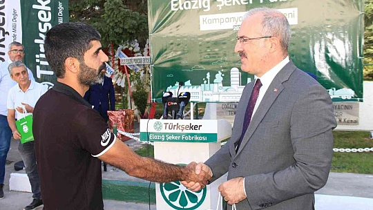 Elazığ'da şeker pancarı alım kampanyası başladı