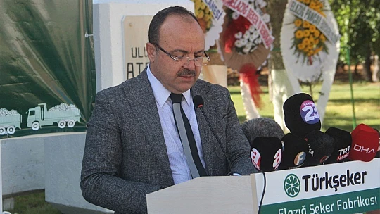 Elazığ'da şeker pancarı alım ve işletme kampanyası açılış töreni yapıldı