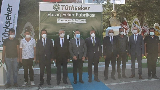 Elazığ'da şeker pancarı alım ve işletme kampanyası açılış töreni yapıldı