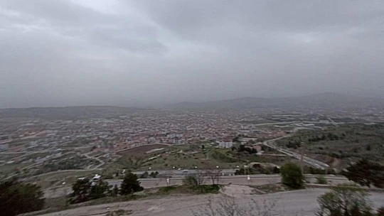 Elazığ'da toz taşınımı etkili oldu