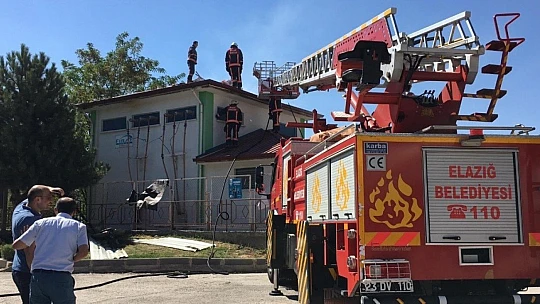 Elazığ'da trafo merkezinde yangın