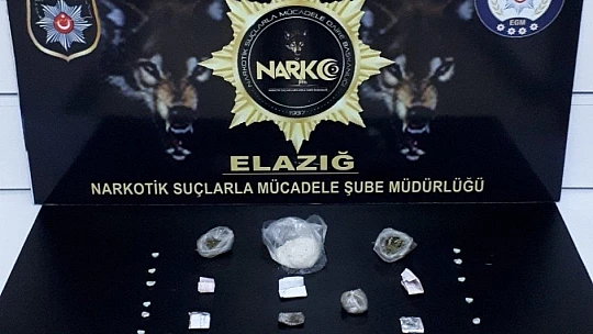 Elazığ'da uyuşturucu ile mücadele:4 tutuklama