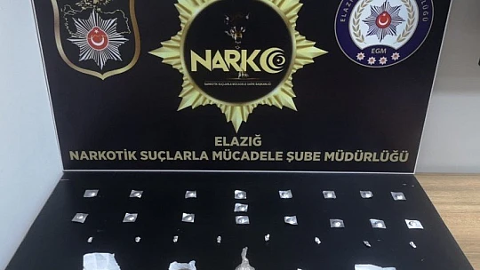 Elazığ'da uyuşturucu ile mücadele: 5 tutuklama