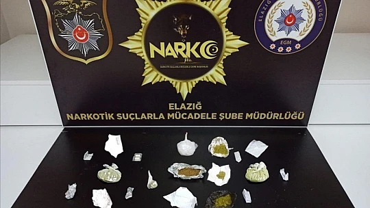 Elazığ'da uyuşturucu ile mücadele 36 şahsa işlem yapıldı