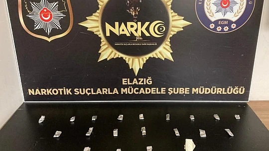 Elazığ'da uyuşturucu madde satan şüpheli yakalandı