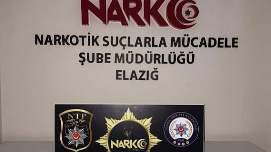 Elazığ'da uyuşturucu operasyonu: 1 gözaltı