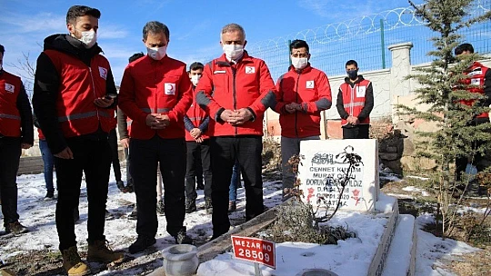 Elazığ depreminde hayatını kaybedenler kabri başında anıldı