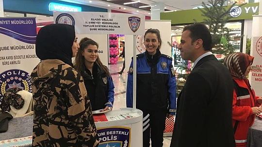 Elazığ emniyetinden 'kadına şiddetle mücadele' çalışması