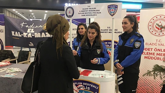 Elazığ emniyetinden 'kadına şiddetle mücadele' çalışması