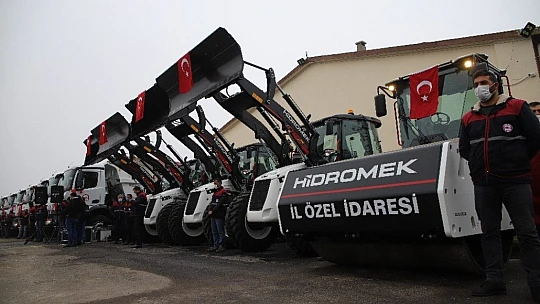 Elazığ İl Özel İdaresi araç filosuna 28 yeni araç kattı