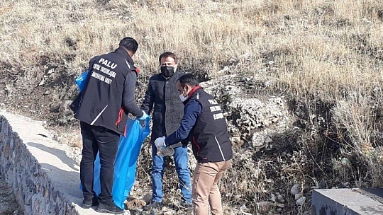 Elazığ'ın Palu ilçesinde çevre temizliği