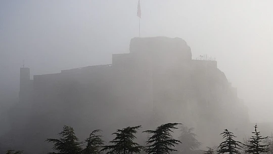 Elazığ sis denizinde kayboldu, eşsiz görüntüler oluştu