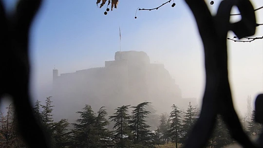 Elazığ sis denizinde kayboldu, eşsiz görüntüler oluştu