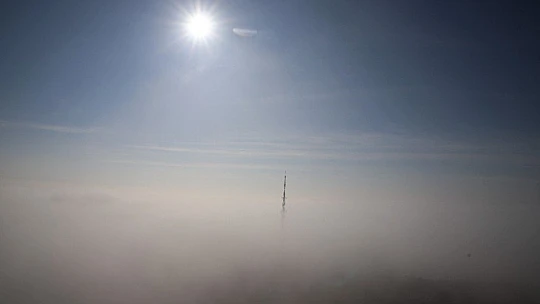 Elazığ sis denizinde kayboldu, eşsiz görüntüler oluştu