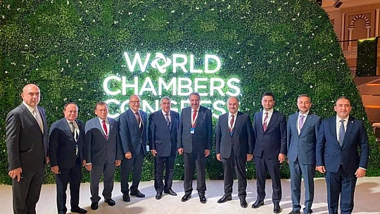 Elazığ TSO Başkanı Arslan, 33 ülkenin katıldığı 12. Dünya Odalar Kongresinde