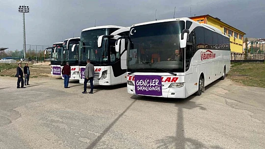 Elazığlı gençler Ankara yolcusu
