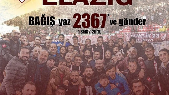 Elazığspor SMS kampanyası başlattı