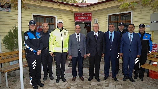 Emniyet Müdürü Celal Sel'den Muhtarlara Ziyaret