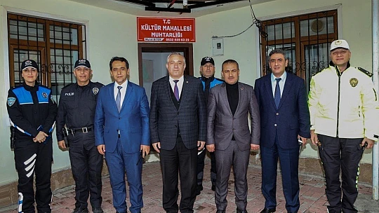 Emniyet Müdürü Celal Sel'den Muhtarlara Ziyaret