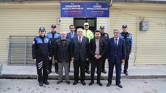 Emniyet Müdürü Celal Sel'den Muhtarlara Ziyaret