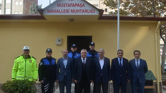 Emniyet Müdürü Celal Sel'den Muhtarlara Ziyaret