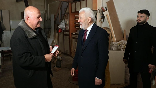 MHP Adayı Aygen Esnaf Odalarını Ziyaret Etti