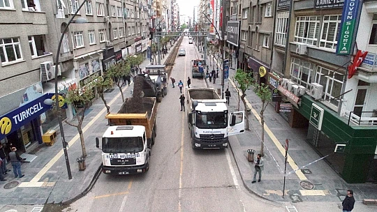 Gazi Caddesi Yenileniyor