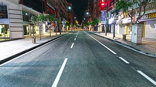 Gazi Caddesinde Çalışmalar Tamamlandı