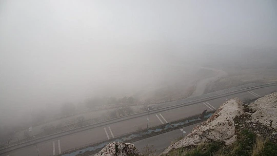 Harput'ta sis bulutlarının görsel şöleni