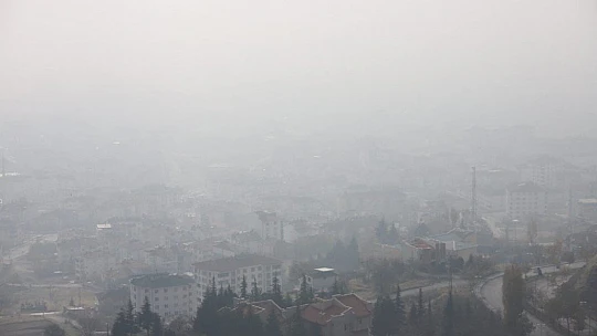 Harput'ta sis bulutlarının görsel şöleni