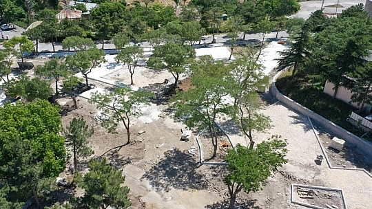 Balakgazi Parkı ve Cam Seyir Terası Şekilleniyor