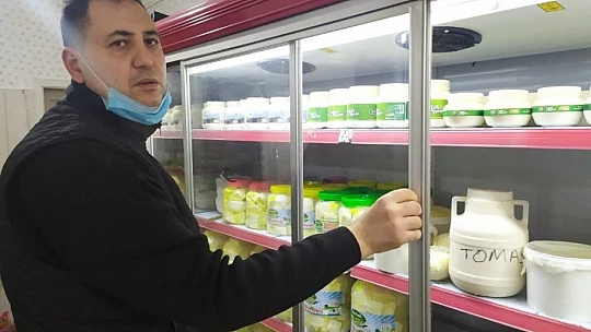 Hırsızlar et ve tulum peyniri çaldı, yakalanmamak için kayıt cihazını da götürdü