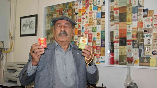 İçmediği sigaraların koleksiyonunu yapıyor