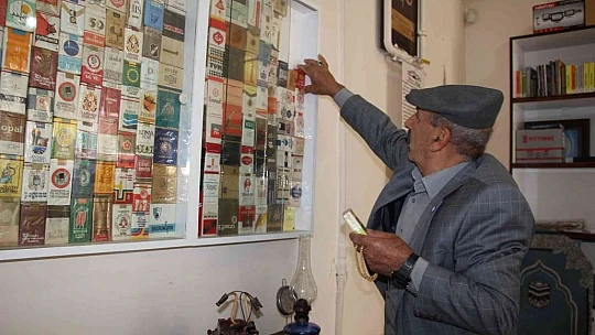 İçmediği sigaraların koleksiyonunu yapıyor