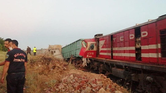 Malatya'da tren kazası