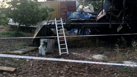 Malatya'da tren kazası